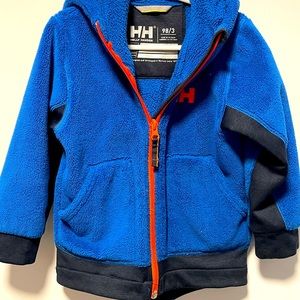 Helly Hansen 3T zip up jacket blue with hood